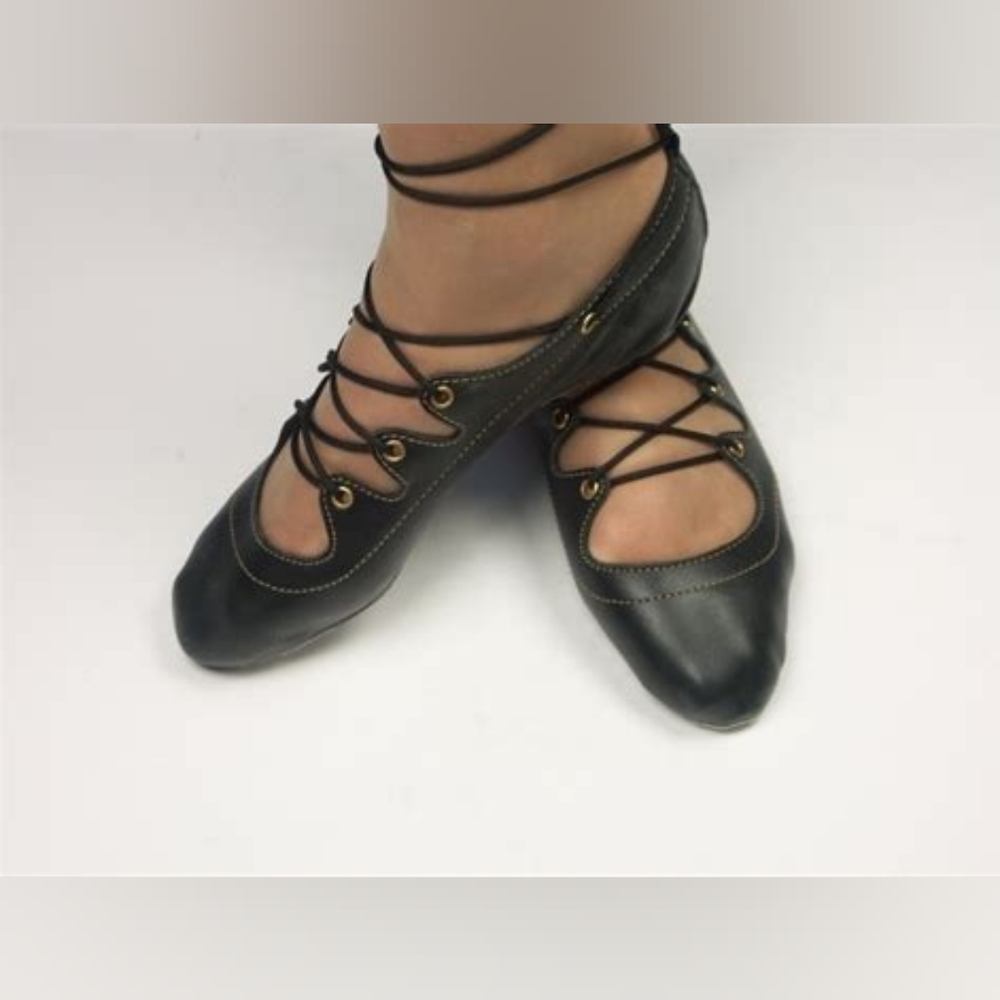 Leather Ghillies For Scottish Or Irish Dancing Size 7.5/8